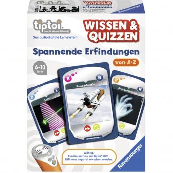 RAVENSBURGER 000750 tiptoi® Wissen & Quizzen: Spannende Erfindungen – Digitales Lernspiel