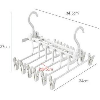 Praktischer Schrankorganisator mit Clips