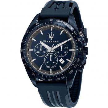 Maserati R8871612042 Herren-Chronograph Traguardo in strahlendem Blau