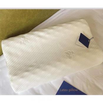 Almohada de látex 30x50cm, para adultos, protege la columna cervical