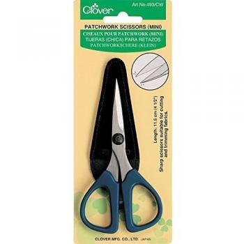 Clover 11.5cm Mini Patchwork Scissors with Precision Blades