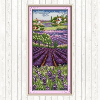 Lavender Champagne 14ct and 11ct Cross Stitch Canvas