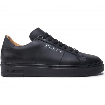 Predator‑Style Low‑Top Sneaker von Philipp Plein – Schwarz, Damenmodell