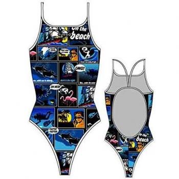 Traje de Baño Turbo Estilo Cómic