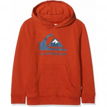 Sudadera Quiksilver Omni Logo, Niños, Color Rojo (Burnt Brick)