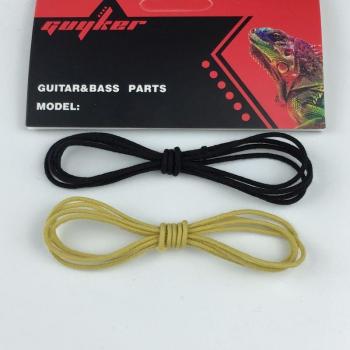 Metall‑Verzinnung Jahrgangs‑Stil, Tuchdruck zurück – Gitarre Draht 1 $ – Profi Meter Schwarz/Gold