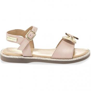 Sandali da bambina 1st step Les Tropeziennes par M.Belarbi Izor, colore rosa/oro, taglia EU 24