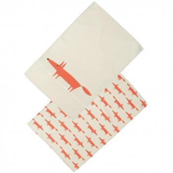 Scion Living Stone‑Patterned Mr. Fox 2‑Pack Tea Towels