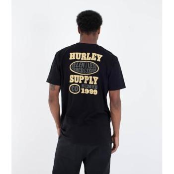 XL Hurley Encore Short Sleeve Black Shirt (Men)
