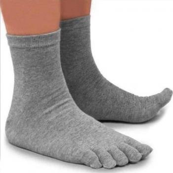 5-Pair Set of Five Finger Breathable Socks for Men and Women