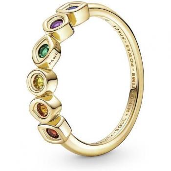 Anillo Pandora Gemas del Infinito de Los Vengadores en Recubrimiento de Oro 14K con 58 Cristales Dorados
