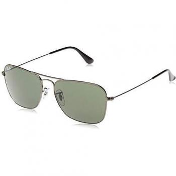 Ray-Ban Caravan Gunmetal Green Lens Sunglasses – RB3136 004 58/ RB3136004-58