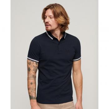 Superdry Men's Short Sleeve Polo Eclipse Navy 2XL