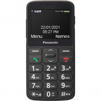 Panasonic KX-TU160 Téléphone pour Seniors, Écran 2,4, Bluetooth, Bouton d'Urgence, Radio FM, Noir