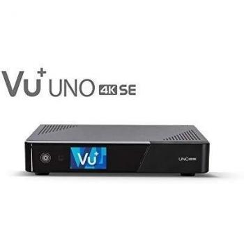 VU+ Uno 4K SE 1x DVB-T2 Dual Twin Tuner PVR ready Linux Receiver UHD 2160p
