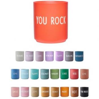 Design Letters Lieblingsbecher You Rock terracotta 25 cl
