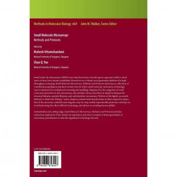 Small Molecule Microarrays: Methods and Protocols (Methods in Molecular Biology)