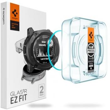 Spigen Glass tR EZ Fit – klare Schutzfolie für Garmin Instinct 2X Solar (ein Stück)