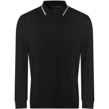 Polo Awdis de manga larga para hombre con ribete