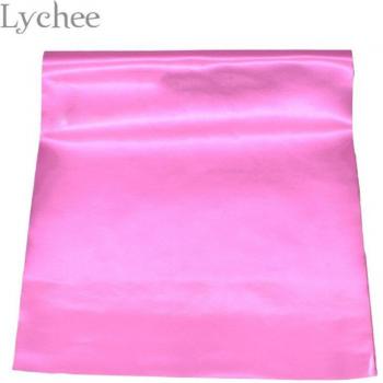 Lychee 21x29cm Mirror PU Fabric for DIY Home Textile