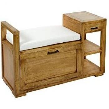 Panca Colonial Design con Scatola Incorporata