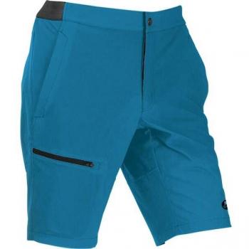 Maui Sports Herren Bermuda-Shorts mit Schuppenprint – Petrolblau, Größe 48
