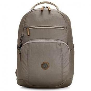 Kipling Troy Extra Zaino Casual da Donna Gris (Fungi Metal)