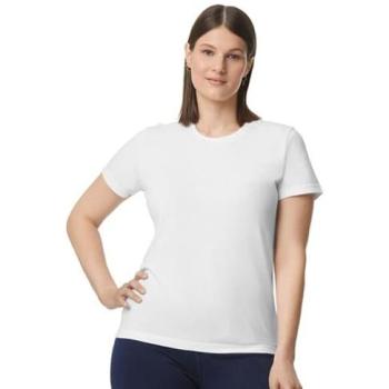 Gildan Softstyle Midweight Women's XL T‑Shirt (White)