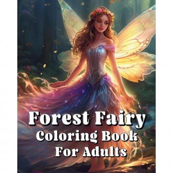 Forest Fairy Coloring Book For Adults