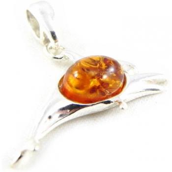 Accesorio “Maravilla Azul” Marrón – Colgante de Plata