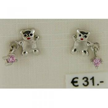 Kinderohrringe Koch Silver Basics – 925 Silber, Zirkonia-Glanz