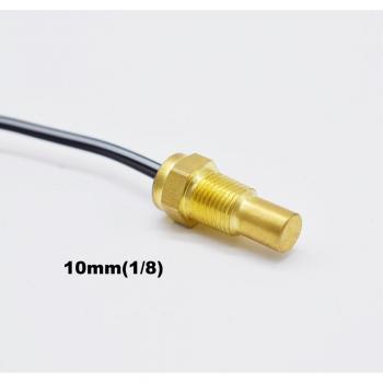 Universal Digital Temperature Sensor for Car and Truck Water Systems, 50K Head Plug, Compatible with 10MM, 12MM, 14MM, 16MM, Dual Wire