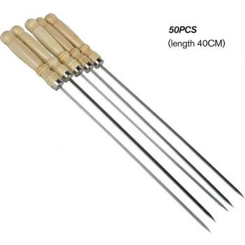 Brochettes en acier inoxydable pour barbecue