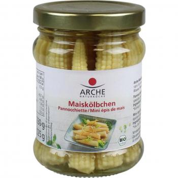 Arche Naturküche Bio Maiskölbchen, 230 g Glas