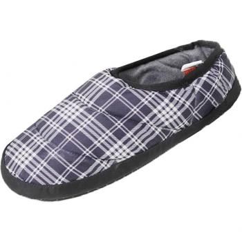 Pantoufles de maison en duvet avec semelle en caoutchouc