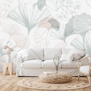 99Déco Papier Peint Panoramique L240xH270cm Multicolore Végétal