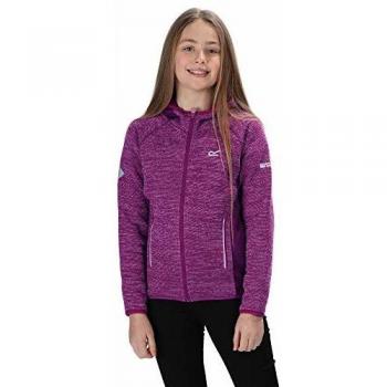 Regatta Dissolver II Polaire Technique Junior à Capuche Vivid Viola/Winberry XS