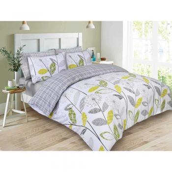 Dreamscene Allium Floral King-Size Duvet Cover Set