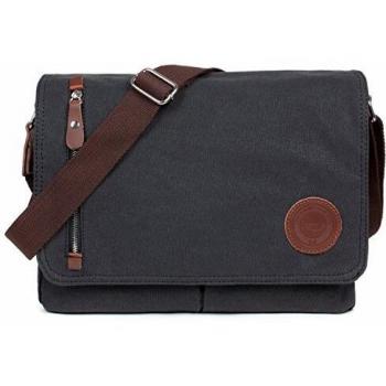 LOSMILE Men's Canvas Messenger Shoulder Bag