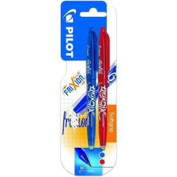 Pack 2 Roller de Tinta de Gel Borrables Frixion Ball Pilot azul y rojo
