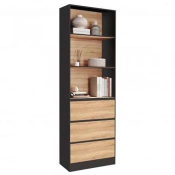 Eleganza Carla 3 Livelli e 3 Cassetti Neri