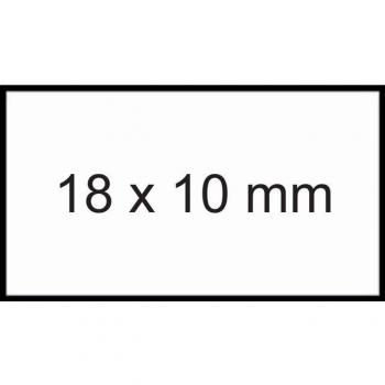 Prijsetiket 18x10mm Sato PB1 wit