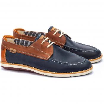 Pikolinos Jucar M4E-1035BFC1 Derby in pelle blu