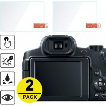 2x Tempered Glass Screen Protector for Canon Powershot SX60