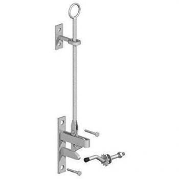 Industrial Strength Automatic Gate Catch – Hunting Style, Galvanized – 0390031