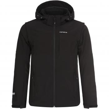 ICEPEAK Softshell Jacke für Herren – Modell Leonidas – Schwarz – Größe L – 557805682I