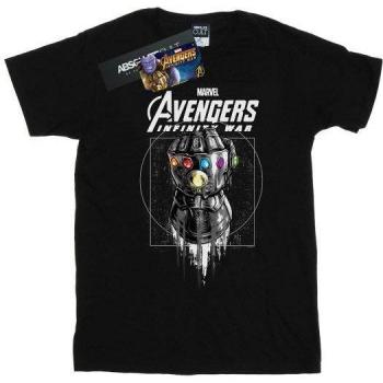 Maglietta Marvel Avengers Infinity War Guanto in Cotone per Donne