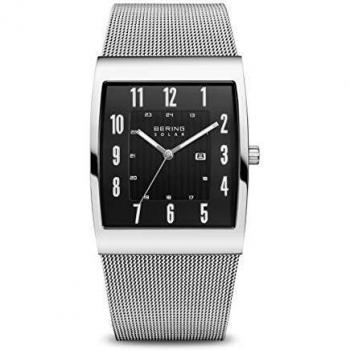 BERING Orologio Uomo Analogico Cinturino Acciaio Zaffiro