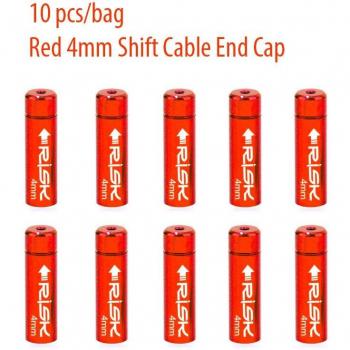 10pcs Cycle Derailleur Shift Cable End Cap Kit – Ferrules, Crimps, Dust Covers (Alloy 4mm/5mm)