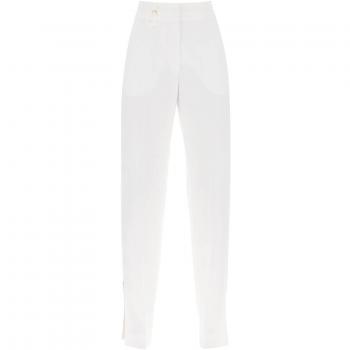 Regular Fit JACQUEMUS Stoffhose (Code 24E241PA038) – Weiß